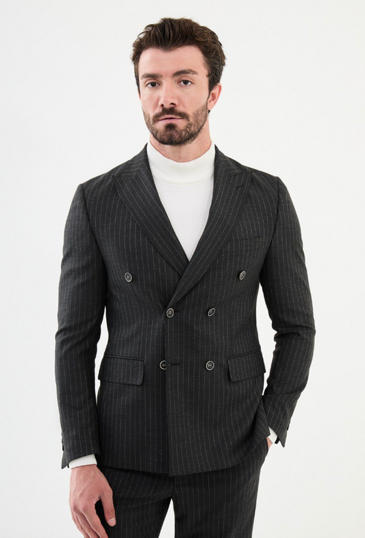 Mazonni Sophisticated Edge SlimFit Suit