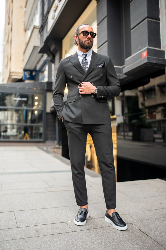 Mazonni Timeless Precision SlimFit Suit