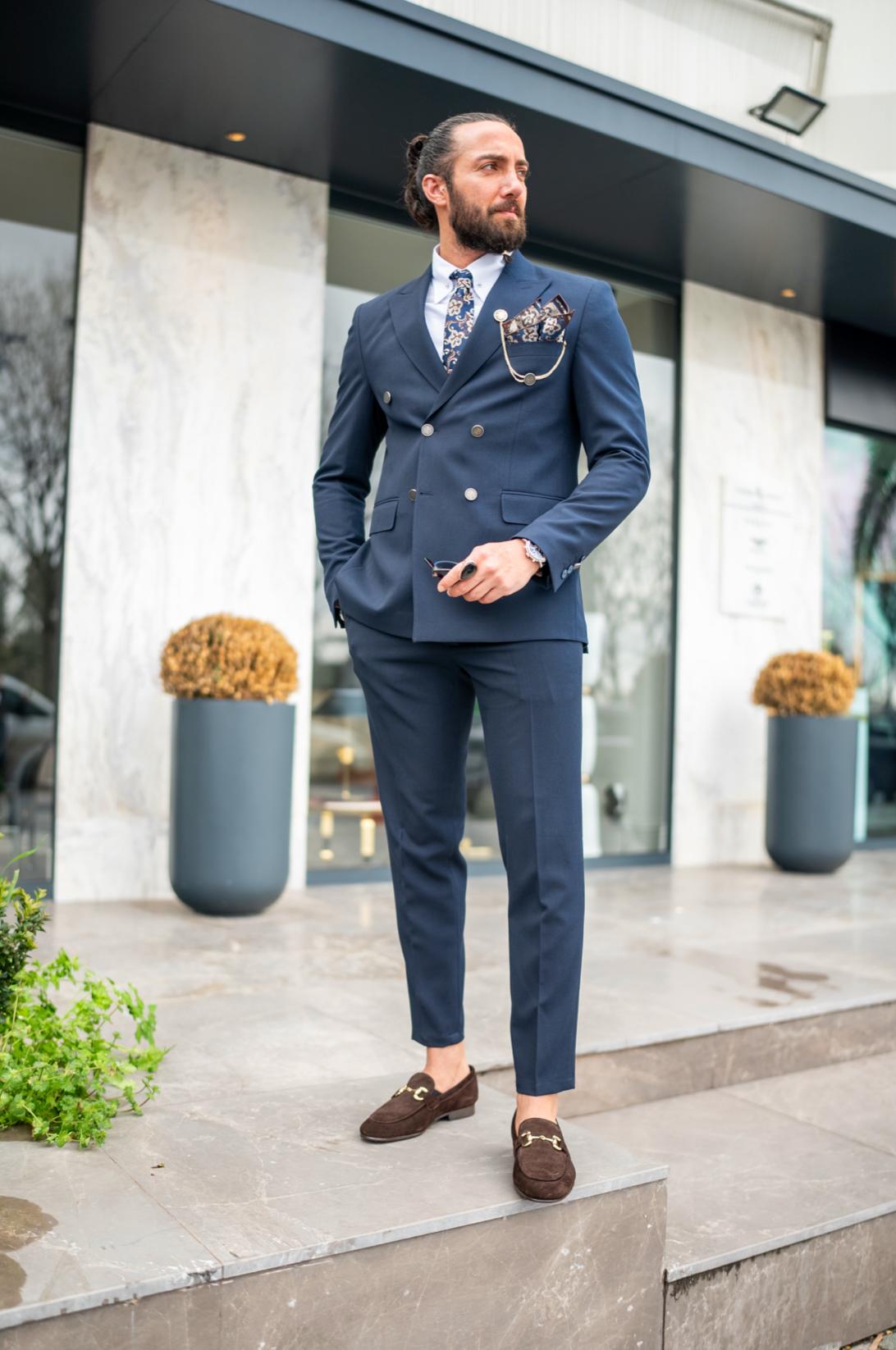 Mazonni Luxe Edge SlimFit Suit