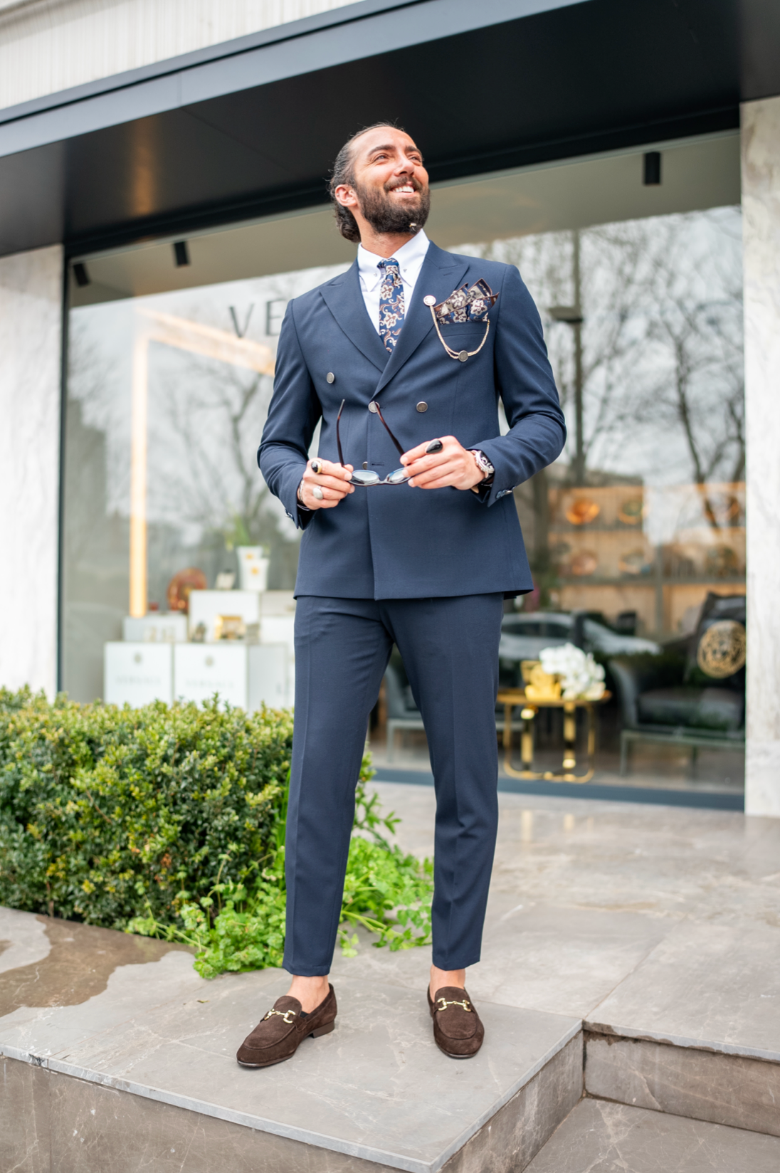 Mazonni Luxe Edge SlimFit Suit