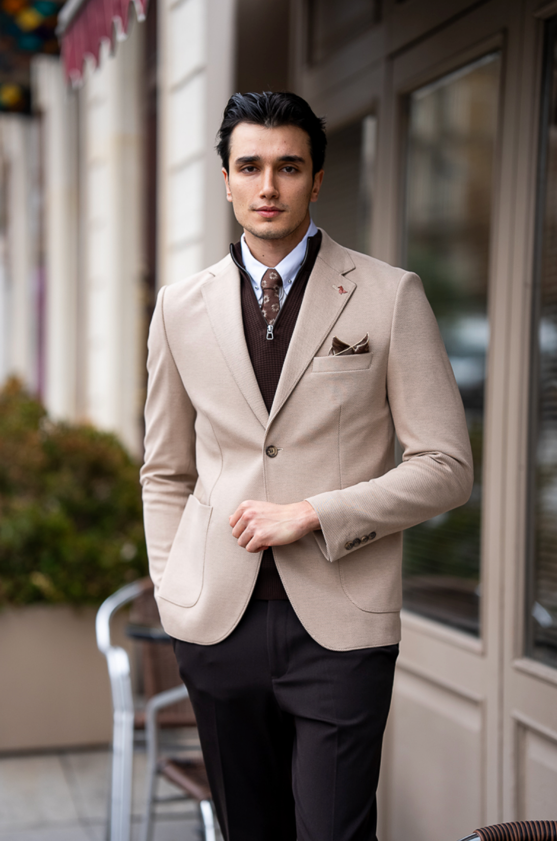 Mazonni Classic Luxe Slim Blazer