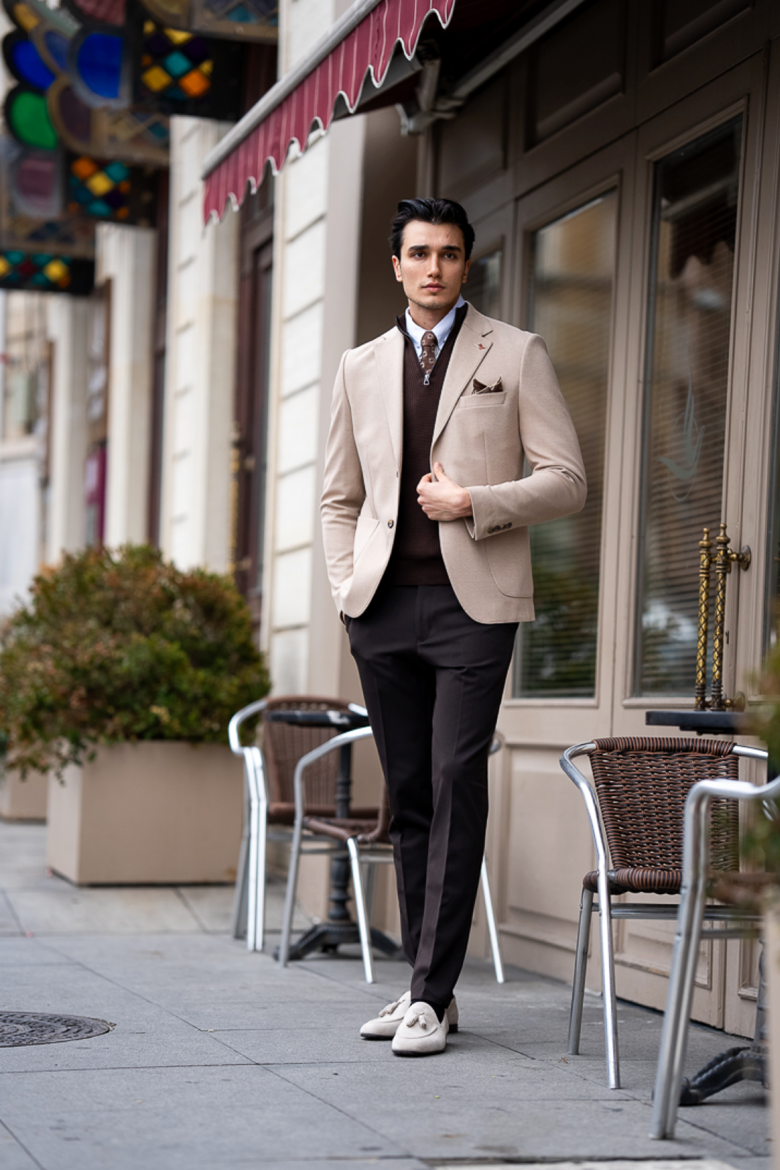 Mazonni Classic Luxe Slim Blazer