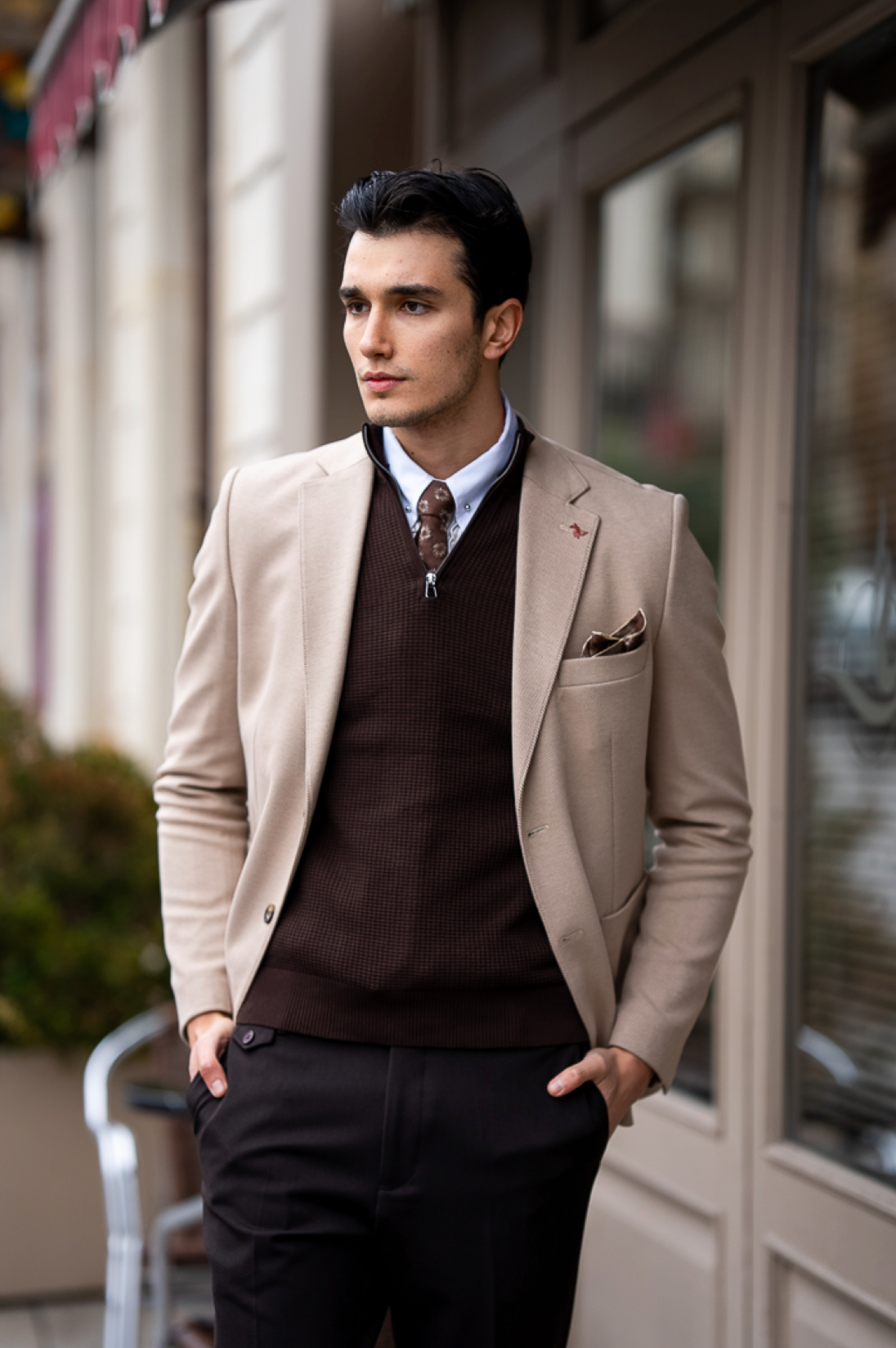 Mazonni Classic Luxe Slim Blazer