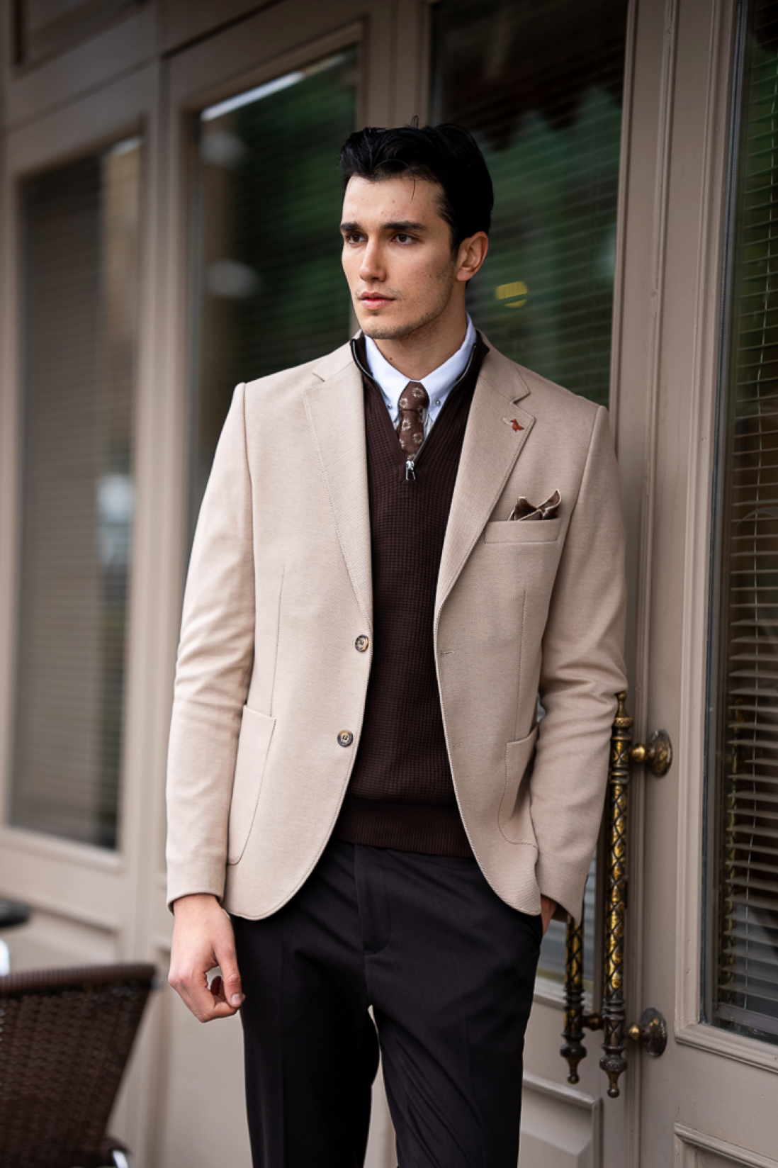 Mazonni Classic Luxe Slim Blazer